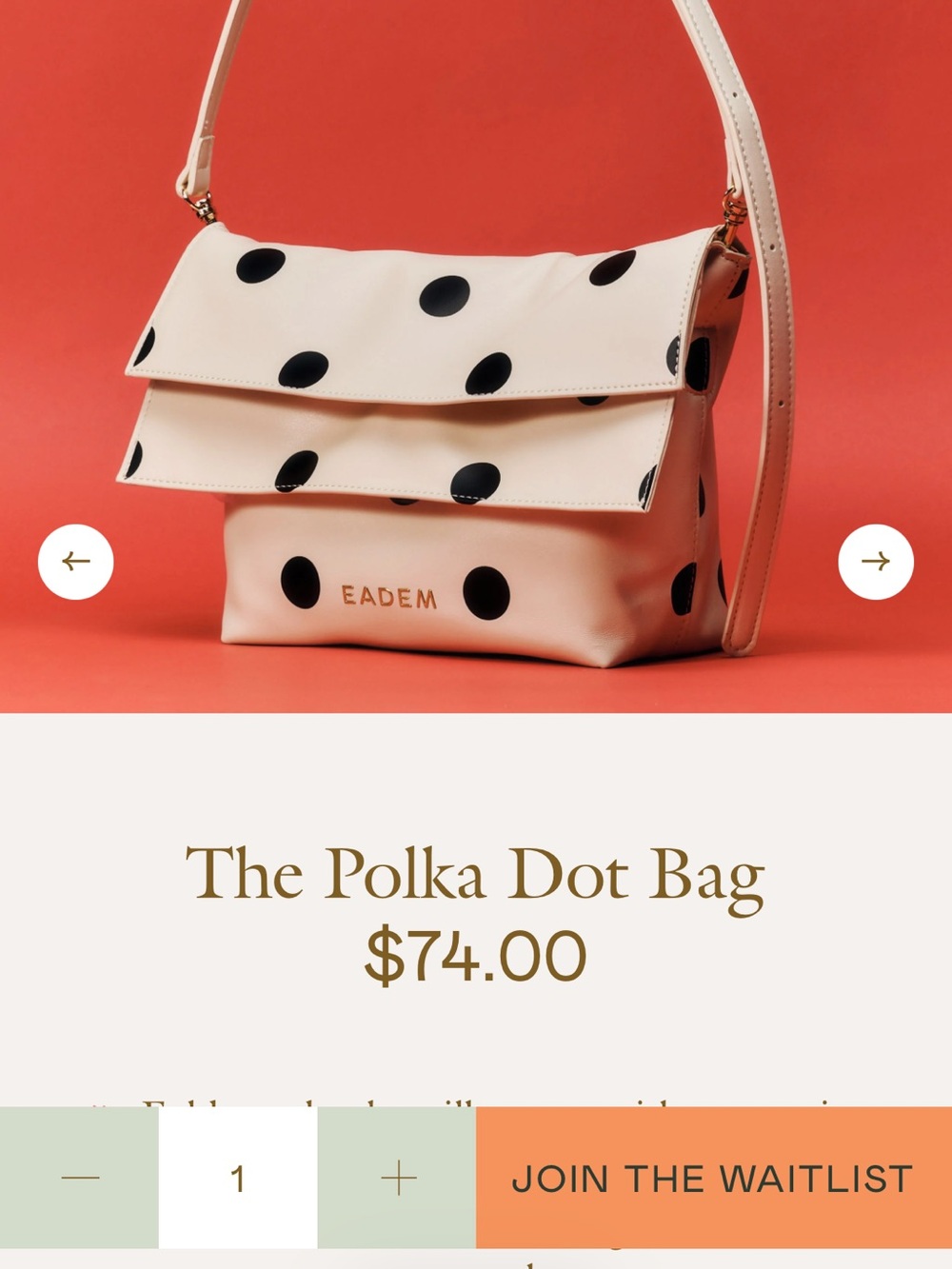 Polka dot purse - Picture 6 of 6